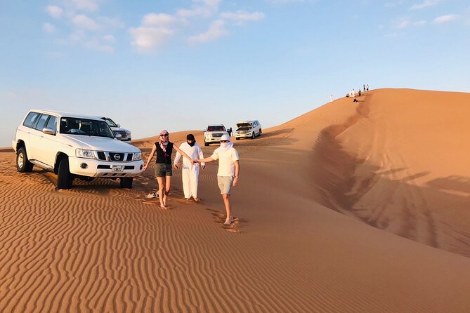Dubai Desert Safari, Camel, Live BBQ & Shows (Private 4x4 Car) - Private 4x4 Pickup in Dubai City Limits