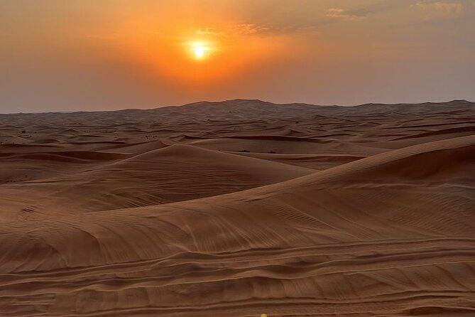 Dubai Desert Safari, Camel, Live BBQ & Shows (Private 4x4 Car) - Live Shows: Tanoura, Belly Dance, and Fire Show