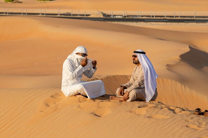 Dubai Desert Safari Camel Ride Sand Boarding BBQ Dinner - Bedouin Camp Life: Coffee, Music, and the Majlis Setup