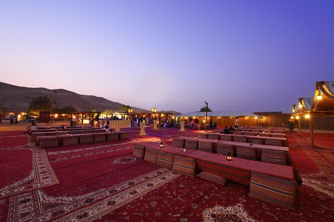 Dubai Desert Safari: Camel Ride, Sandboarding, BBQ & House Drinks - The Dubai Desert Conservation Reserve Stop: Sunset Views and Falconry Timing