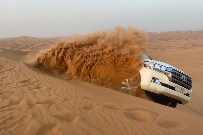 Dubai Desert Safari, Camel Ride, Shisha, Henna, Live BBQ & Shows - BBQ dinner and live Fire, Belly Dance, and Tanoura shows