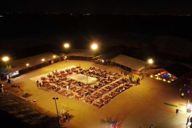 Dubai: Desert Safari, Camel Ride, Show & Optional Dinner - Live entertainment and BBQ dinner: what changes with your tour time