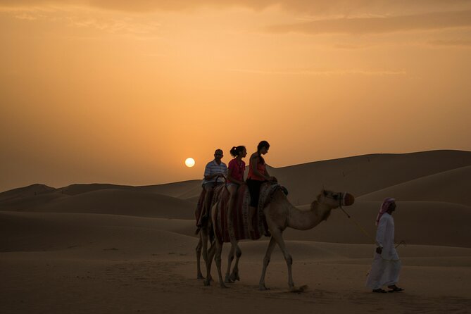 Dubai Desert Safari Dune Bashing, Camel Ride, Sandboarding & BBQ - A 2 PM Desert Escape Into Dubais Lahbab Dunes