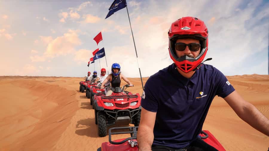 Dubai Desert Safari - Premium BBQ Dinner, Camel Ride & Shows - Lahbab Red Dunes, 45 minutes of dune bashing (and how to stay comfortable)