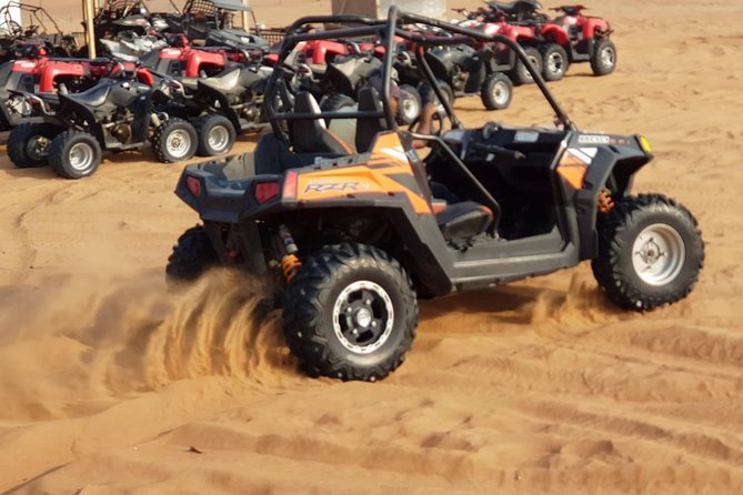 Dubai Desert Safari, Quad Bike, Camel Ride, and Buffet Dinner - Price and value for a Dubai desert night around $35