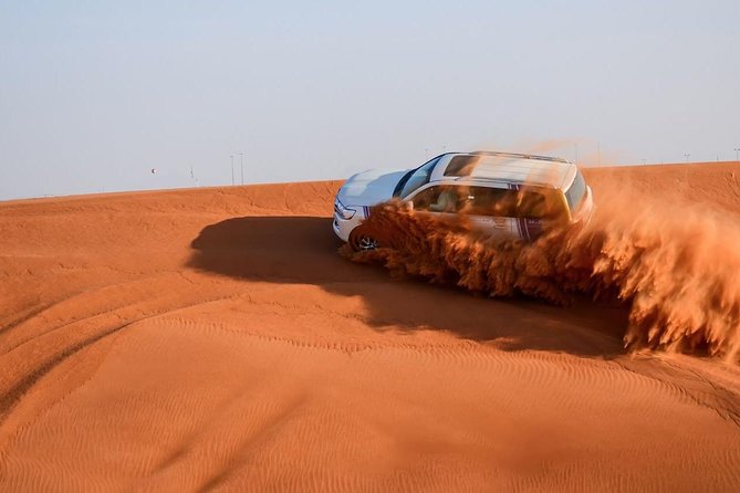 Dubai Desert Safari with BBQ and 4WD Land Cruiser Dune Bashing - A 3:00 pm Start That Times Desert Fun Around Sunset