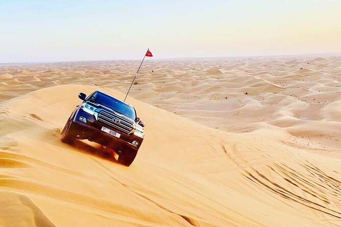 Dubai Desert Safari with BBQBuffet, Dune Bashing, Boarding, Camel - Pickup, Group Size, and How the Evening Flows