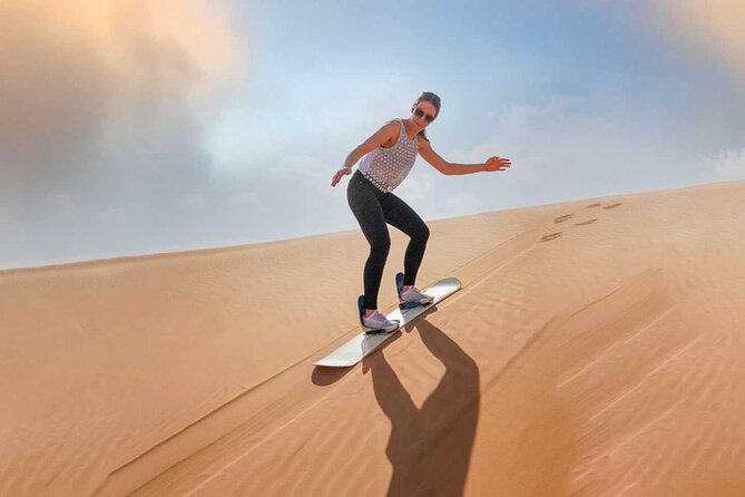 Dubai Desert Safari With Camel Ride and Sand Boarding - Key highlights at a glance