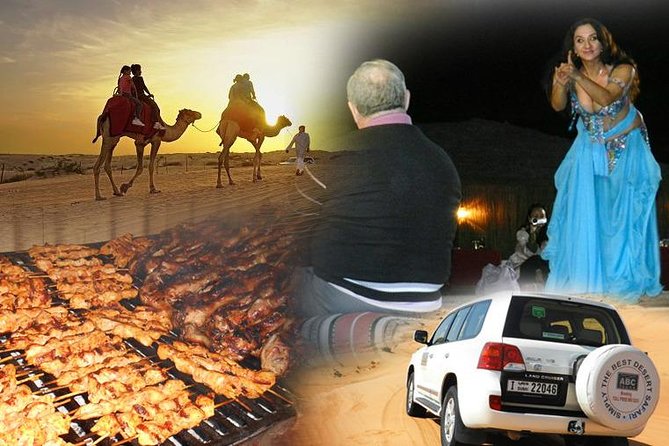 Dubai Desert Safari with Camel Ride, Show, BBQ and Transfers - Setting Off From Dubai With a 4x4 Dune Drive