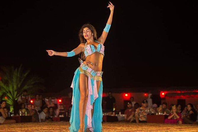 Dubai Desert Safari with Camel Riding and Belly Dance - From Pickup to Masayaf Desert Camp