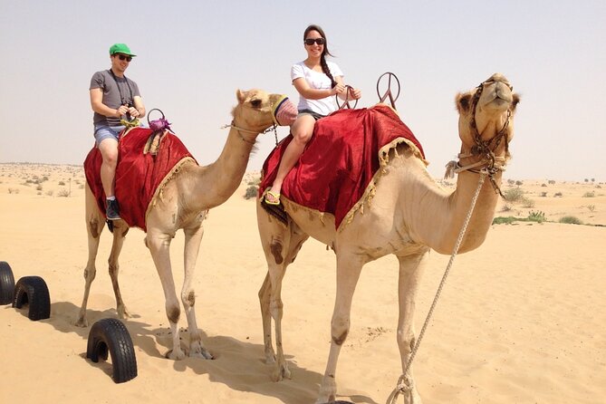 Dubai Desert Safari with Dinner, Camel Ride & Dune Bashing - Red-Sand Dune Bashing in Lehbab Desert, Plus a Photo Stop