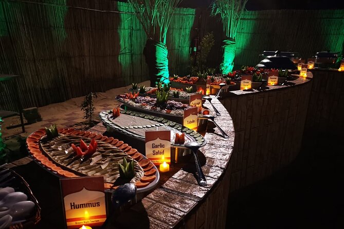 Dubai Desert Safari with Quad Bike, Camel Ride, Dinner and Shows - Dinner and BBQ Buffet: Where the Value Really Shows