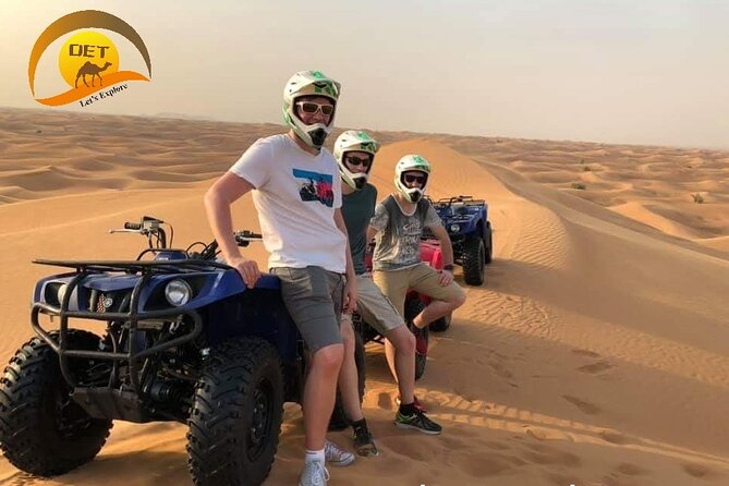 Dubai Desert Safari with Quad Bike, sandboarding, live show & BBQ - Pickup to Lahbab: leaving Dubai at the right hour