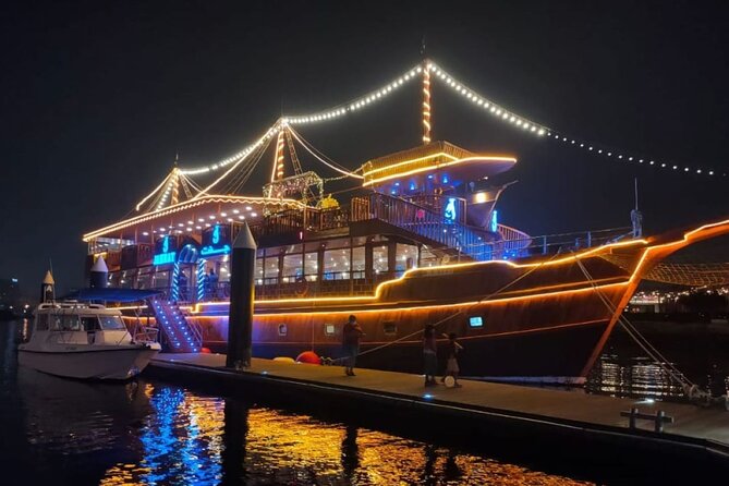 Dubai Dhow Cruise Dinner Al Seef Creek Multicusine - Quick highlights before you go