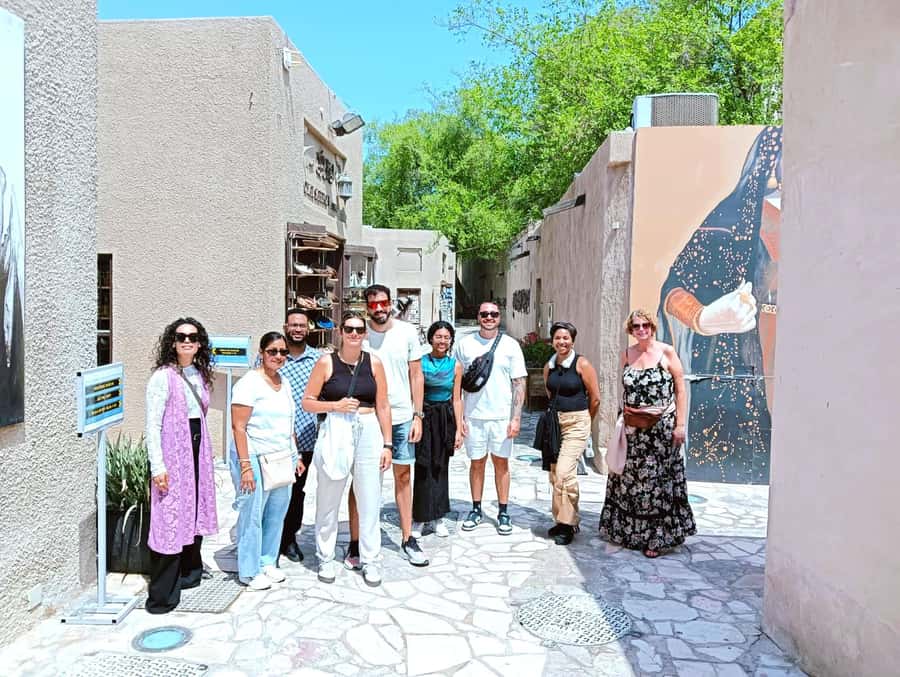 Dubai: Discover Dubai Old Town, Souks, Museum & Street Food - Dubai Museum area, the Coffee Museum pass, and the oldest mosque stop