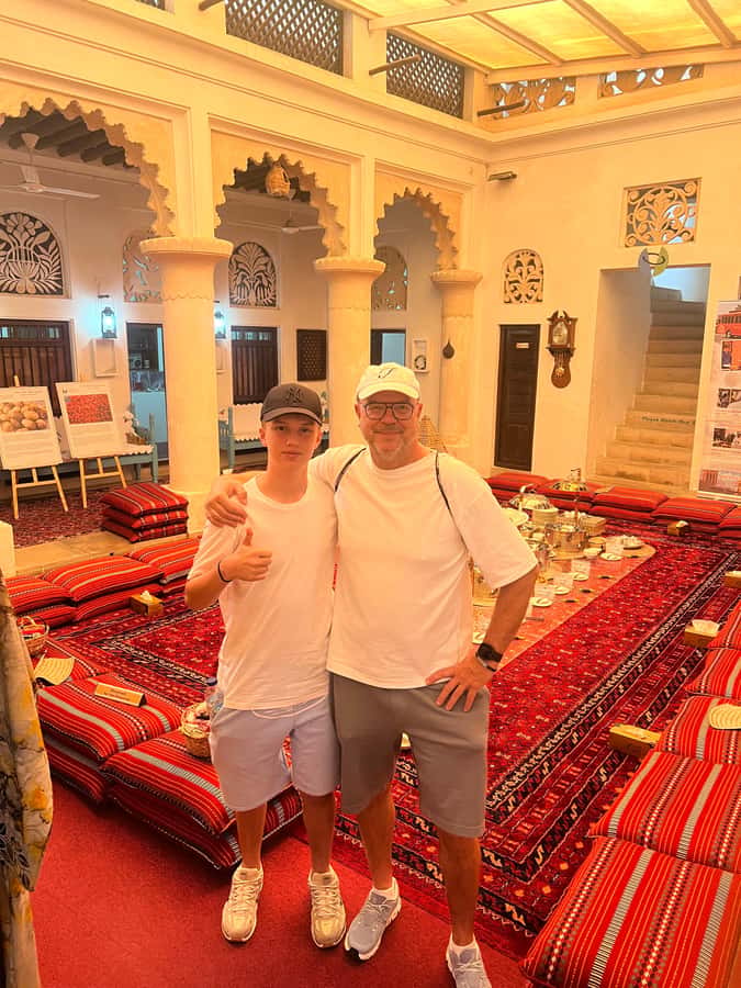 Dubai.Discover Old town,Markets,street food,Abra &Museums - Old Dubai streets, historic houses, and Arabic coffee