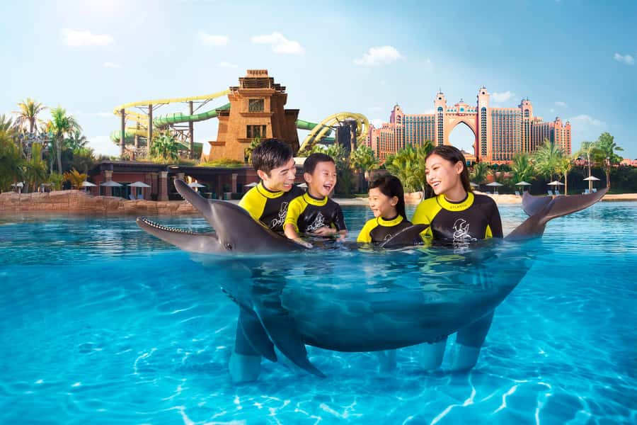 Dubai: Dolphin Encounter & Aquaventure Waterpark Ticket - Safety briefing and gear: the part people overlook