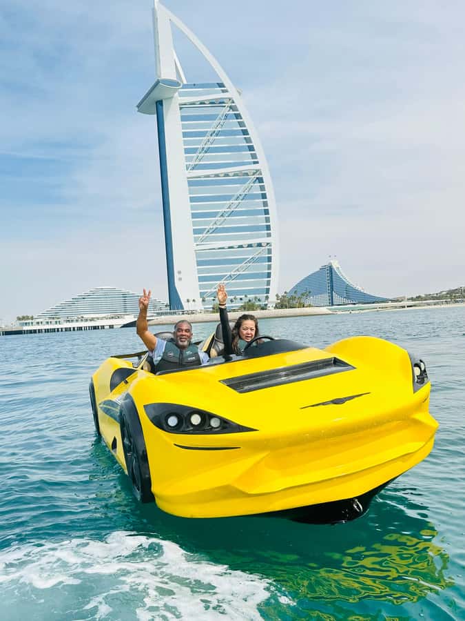 Dubai: Dubai Marina Jetcar Ride - Burj Al Arab Stop: Sea Spray, Photo Angles, and a Real Hit of Speed