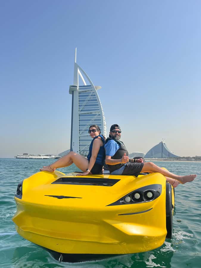 Dubai: Dubai Marina Jetcar Ride - Atlantis and Dubai Views: Photo Time Plus a Longer Ride Block