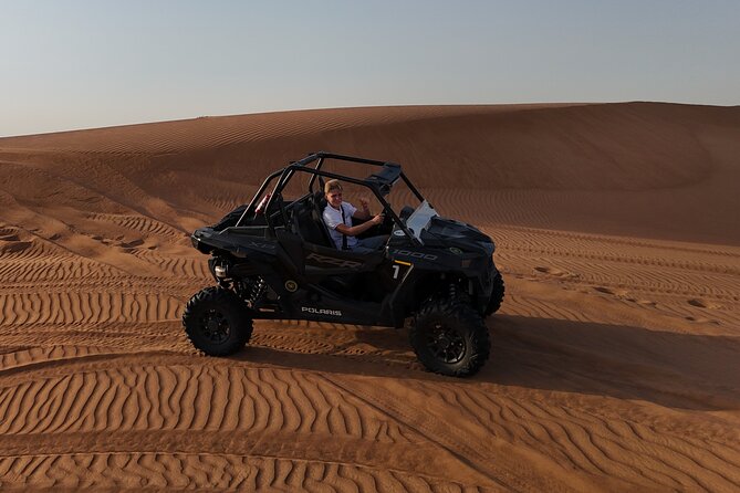 Dubai: Dune Buggy Safari and Camel Ride with Transportation - Sandboarding included, and how to make your dune slides count