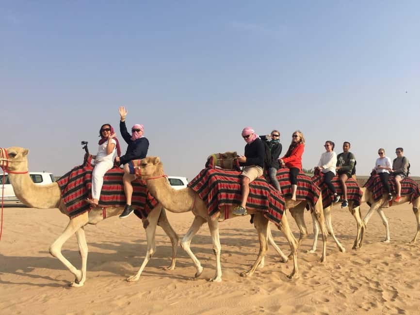 Dubai: Dune Quad Drive, Camels And Sand Boarding - Sandboarding: Snowboard Feel With a Desert Workout