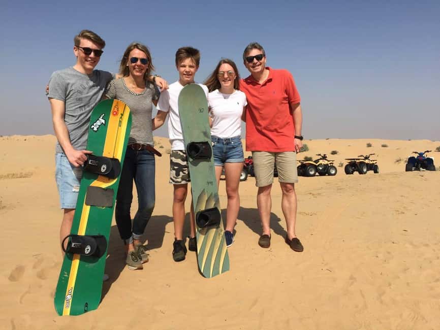 Dubai: Dune Quad Drive, Camels And Sand Boarding - What to Bring, Wear, and Avoid