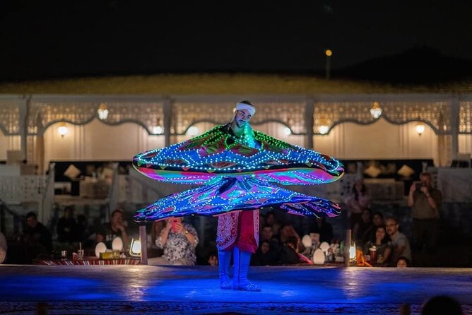 Dubai Dunes Safari With Quad Bike, Camel Ride, BBQ Dinner & Live Shows - Dinner and Shows: BBQ, Buffet, and the Stage Moment