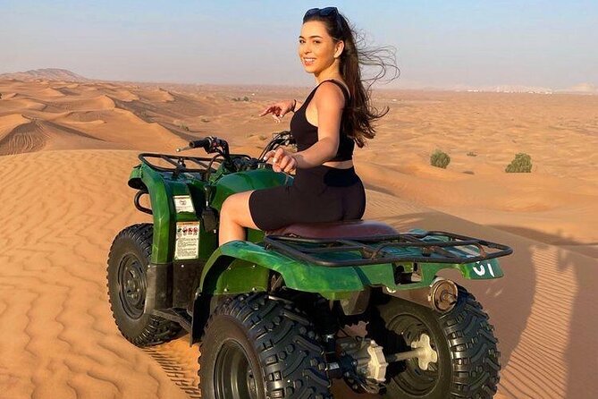 Dubai Dunes Safari With Quad Bike, Camel Ride, BBQ Dinner & Live Shows - Sunset Camel Ride: Photos Without the Rush