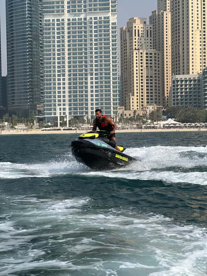 Dubai East: Guided JetsKi Ride with Sound System! - Free Mobile Photos and Bottled Water, The Small Stuff That Helps