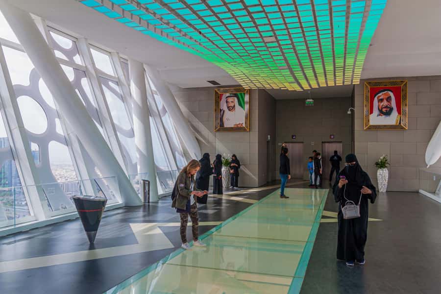 Dubai: Entry Ticket to the Dubai Frame with Deck Access - Sky deck deck access: the glass floor walk and the glass lift moment