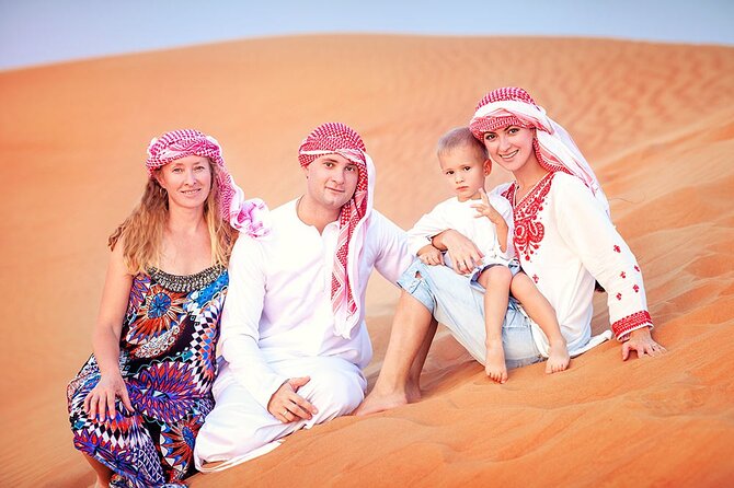 Dubai Evening Desert Safari - Sharing - Belly dance, Tanura, fire show, and the BBQ buffet dinner