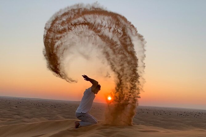 Dubai Evening Desert Safari with BBQ & Live Entertainment - BBQ Dinner With Belly Dance, Fire Show, And Tanoura