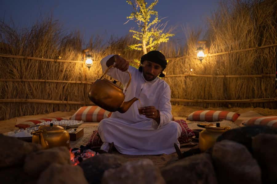 Dubai: Evening Desert Safari with Camel Ride & Stargazing - Stories and Stars: Telescope Time and Bedouin Star Navigation