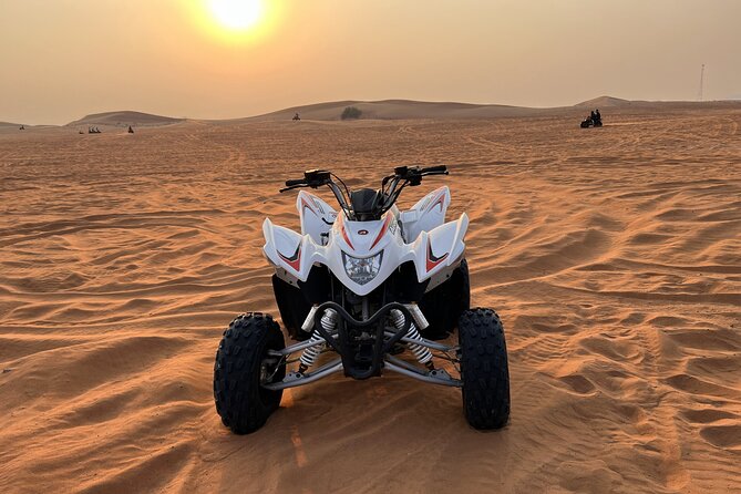 Dubai Evening Red Dune Safari With 30 Mins ATV, BBQ, Live Shows - Desert camp extras: Arabic gahwa, henna, photos in traditional dress