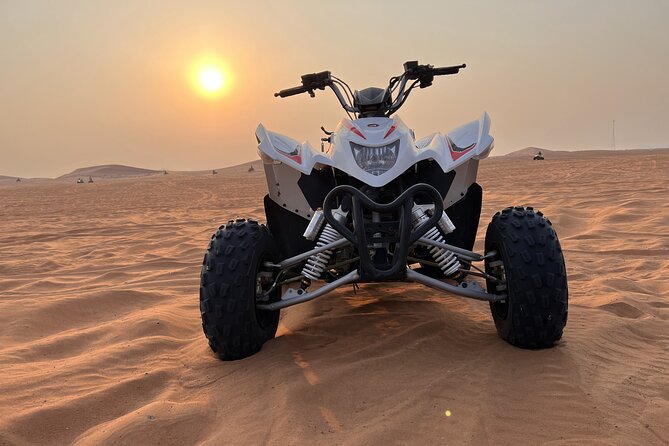 Dubai Evening Red Dune Safari With 30 Mins ATV, BBQ, Live Shows - Sunset photos and guided stargazing under Dubai skies
