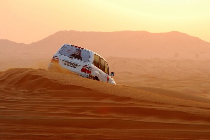 Dubai Evening4x4 Only Dune Drive Desert Safari Camel Ride - Dune bashing: the heart of the experience, driven like it matters