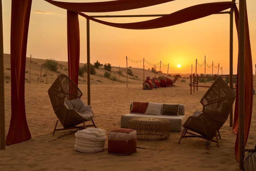 Dubai: Exclusive VIP Desert Safari Dinner with Live Show - Souq-Style Camp Energy, Plus Adult Drinks Without the Chaos