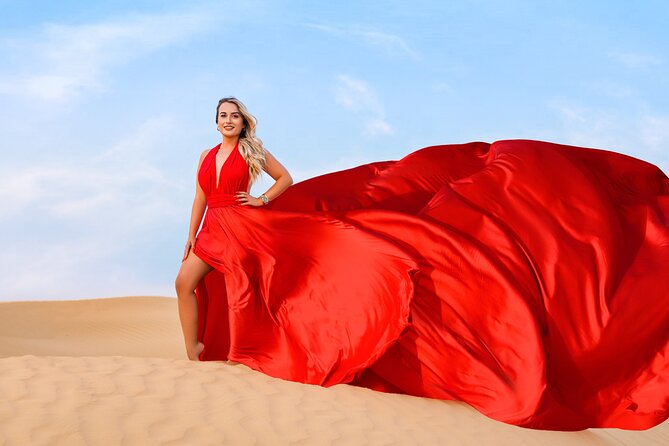 Dubai Flying Dress Private Photoshoot in the Desert - Key highlights that matter