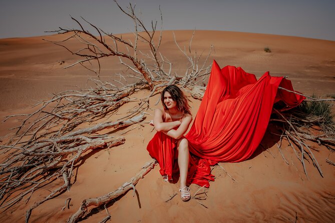 Dubai: Flying Dress with Photography and Exciting Dune Activities - Lahbab Desert Time: Dune Bashing Without a Full-Day Scream