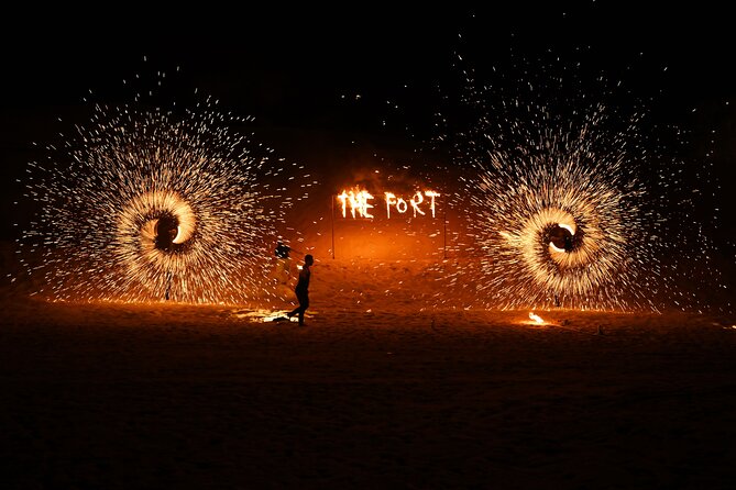 Dubai Fort Lisaili Desert Experience: Camel Ride, BBQ & Transfers - BBQ Buffet Dinner Under the Stars, Drinks, and Value at $47.95