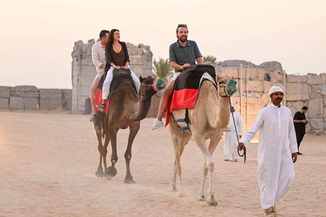 Dubai Fort Lisaili Desert Experience: Camel Ride, BBQ & Transfers - What Is Not Included: Dune Bashing, and Optional Add-Ons