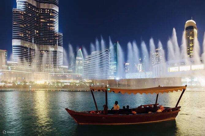 Dubai Fountain Show Boat Lake Ride Ticket - What the Abra Boat Ride Feels Like, Short, Direct, Photo-Friendly