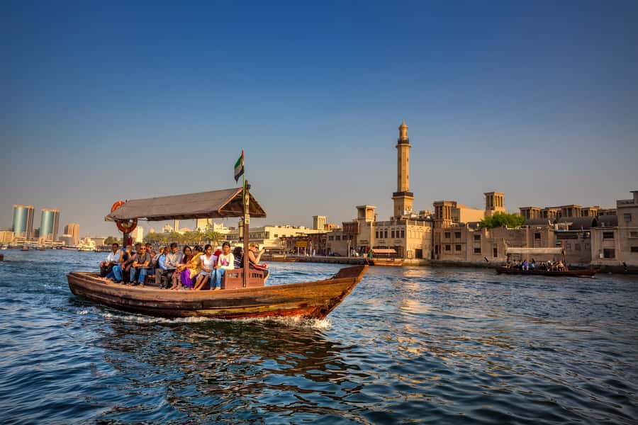 Dubai: Frame Tickets, Creek, Souks & Blue Mosque Guided Tour - Price and value at about $49 per person