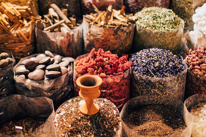 Dubai Full-Day City Tour: Souk, Palm Monorail, Abra Ride & Mosque - Dubai Spice Souk and Souk Madinat Jumeirah: the smell of markets and the view of Burj Al Arab