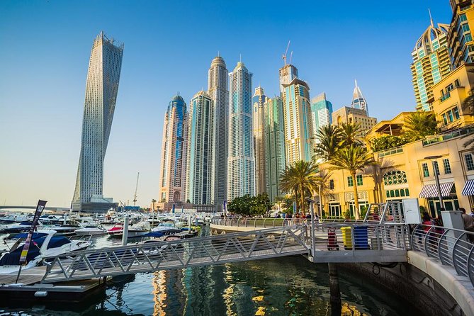 Dubai Full-Day Spanish Language Tour - City of Contrasts - Palm Jumeirah, Dubai Marina, and the modern Dubai view