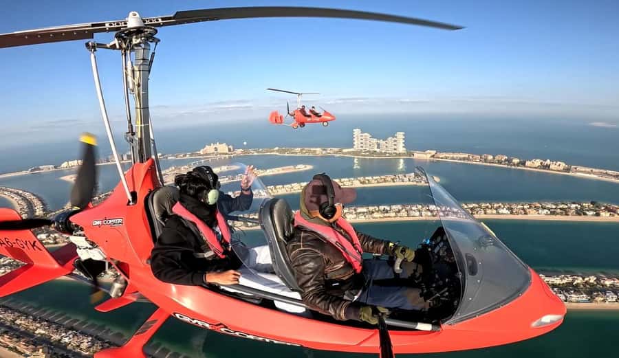Dubai: Gyrocopter Introductory Flight - Price and value for a Palm gyrocopter flight at $326