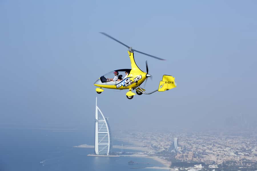 Dubai: Gyrocopter Introductory Flight - Skydive Dubai Palm Dropzone, check-in, and what to bring
