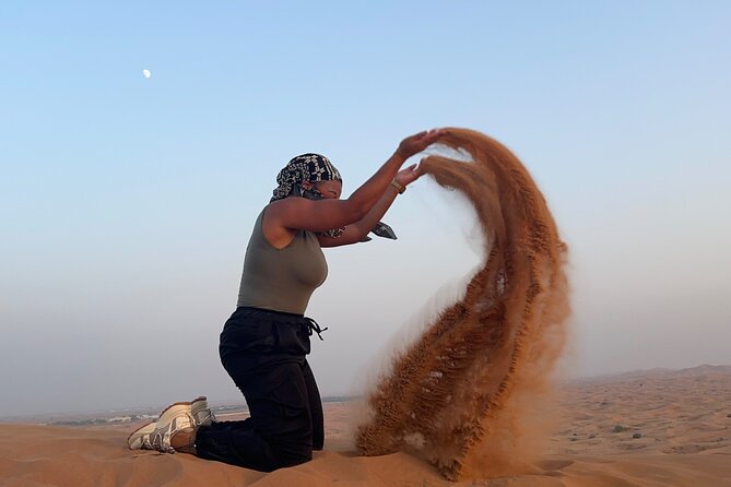 Dubai: Half-Day Desert Safari ,Camels & Sunset - Pickup To Red Dunes: What the First Hour Feels Like