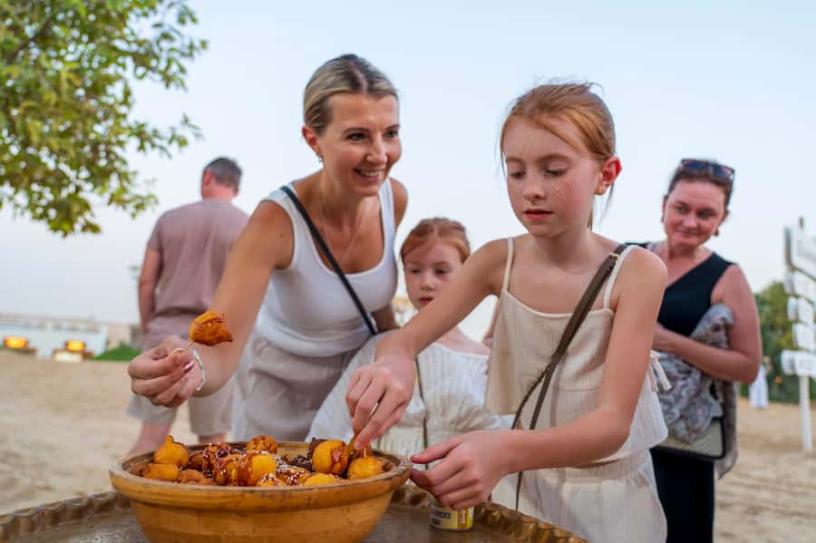 Dubai: Heritage Safari, Camel Ride & Al Marmoom Oasis Dinner - Bedouin village welcome: gahwa, luqaimat, henna, and stories you can actually use