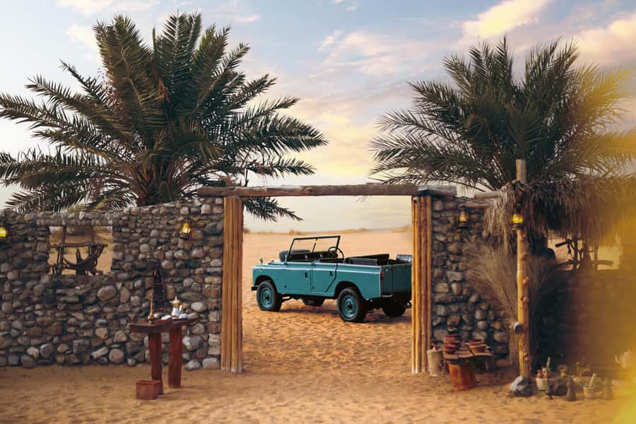 Dubai: Heritage Safari in Vintage Land Rover with Dinner - Dinner, shisha, and stargazing: the part people remember